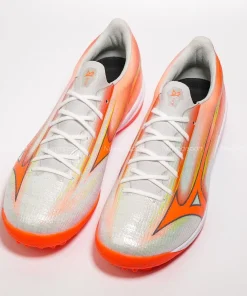 Giày đá bóng cỏ nhân tạo Mizuno Alpha III ELITE TF Prism White